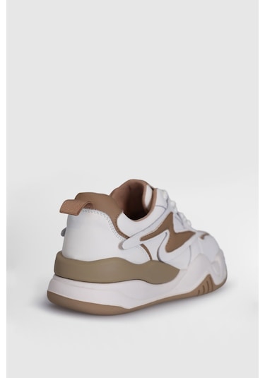 Lufian Maya Kadın Sneaker Ayakkabı Bej Bej