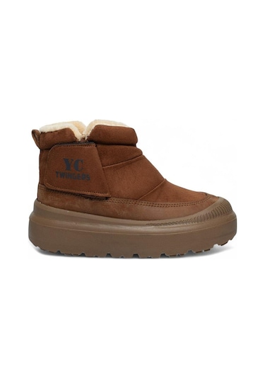 Celira Twg İçi Kürklü Taba Süet Kadın Bot & Bootie Nsb823 Taba