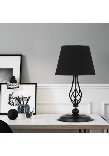 Lupin Siyah Şapkalı Siyah Abajur Diğer