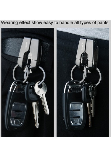 Sones Metal Bahar Klip Anahtarlık Beyaz