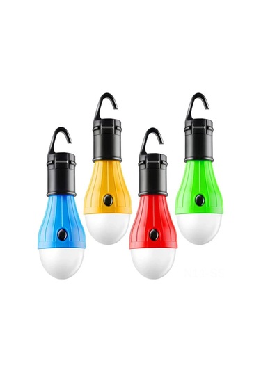 Springsun Winmax Taşınabilir Led Çadır Lambası - 4 Renkli, 3 Modlu, Su Geçirmez, Kamp & Acil Durum Aydınlatma Çok Renkli