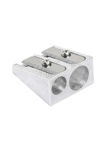 Deli Klasik Metal Çift Ağızlı Kalemtraş 39762