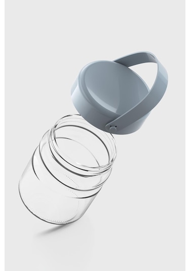 Renga Macro 900 Ml Turkuaz Kapaklı 3'lü Cam Kavanoz Seti 131061 Turkuaz