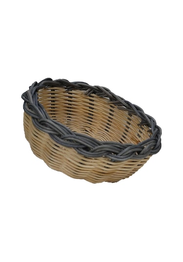 E38 El İşçiliği Hasır İp Sepet Örgü 16 16 Cm - 6184 Karışık