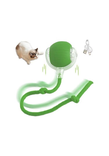 Şarj Edilebilir Otomatik Hareketli Kedi Oyun Topu