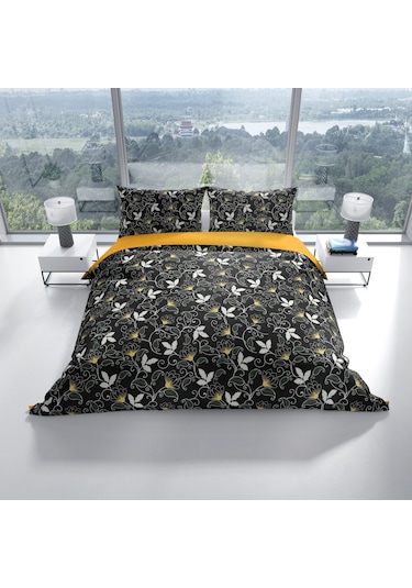 Cattleya Serenity 3D Pamuk Saten Çift Kişilik Nevresim Takımı Çok Renkli