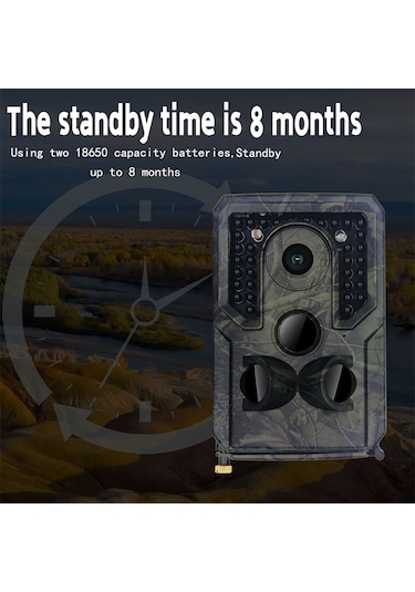Huntercam PR400 Pro 1080P HD Kızılötesi Trail Fotokapan Kamera 0.8s 16 MP