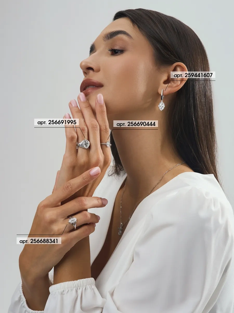 Fly Jewelry 925 Ayar Gümüş Yüzük 256688341 Gri