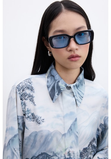 Desenli Bağlamalı Gömlek Valley Çok Renkli