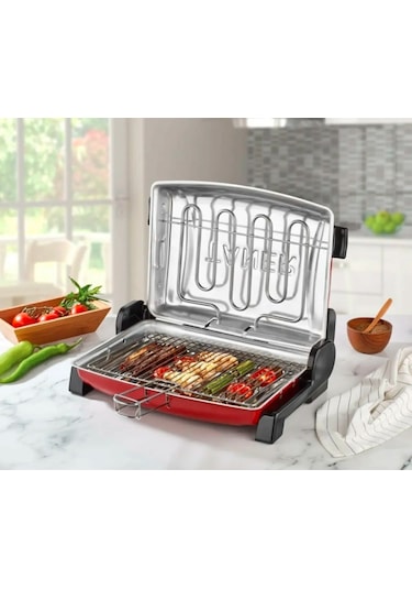 Taner Kebapçı Çift Telli Büyük Boy Elektrikli Izgara