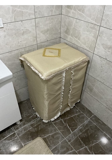Çamaşır Makinesi Örtüsü - Sarı Çok Renkli