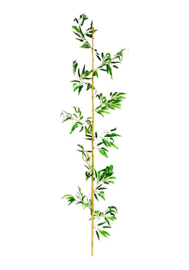 Yapay Bambu Sopası 10 Yapraklı 150 Cm Yapay Çiçek Bambu Duvarı