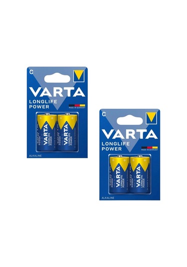 Varta Alkalin Ll İkili C Boy Alkalin Pil İki Paket