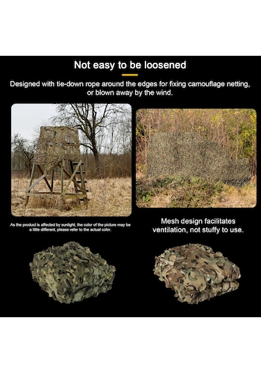 Ximistore9 1.5x2m Poliester Orman Kampı Kamuflaj Ağı - Yeşil Cp, Ultra Violet Ve Nem Koruma, Av, Manzarafotoğrafçılığı İçin Dayanıklı Taşınabilir Çok Renkli
