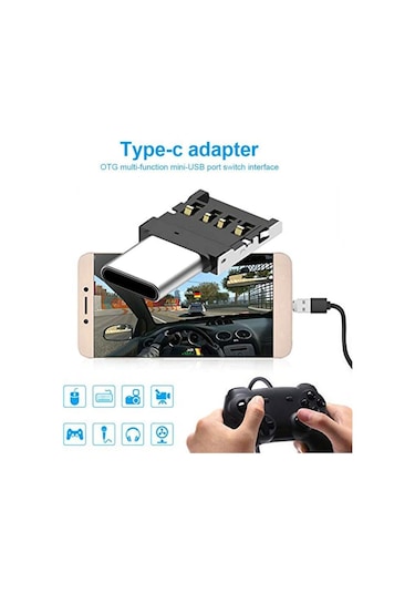 Ancheyn Type C To Usb Çevirici Mini Dönüştürücü Otg Adaptör 4497