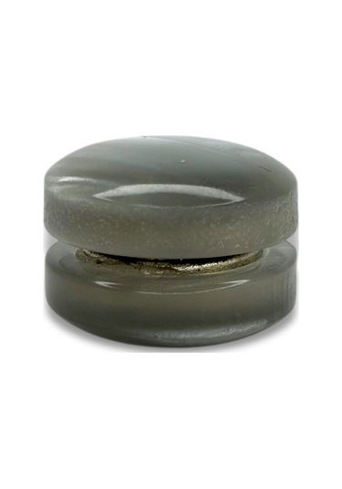 Eşarp Ve Şal Mıknatısı Mermer Gri - Başörtü Tutucu Kadın Tesettür Aksesuar Mıknatıs Gri