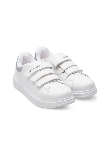 Slazenger LOVE I Çocuk  Beyaz / Gümüş Günlük Spor Ayakkabısı