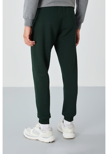Tommy Life Cesar Çam Yeşil Cepli Şardonlu Erkek Eşofman Alt - 84929 Yeşil