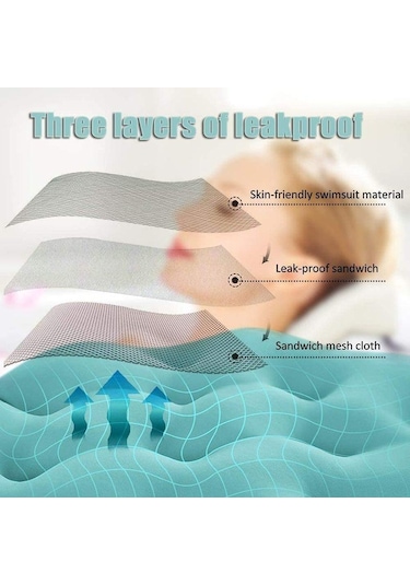 Pembe Banyo Kaynağı Su Geçirmez Kaymaz Spa Banyo Pedi Tam Vücut Küvet Minderi Banyo Yastığı M