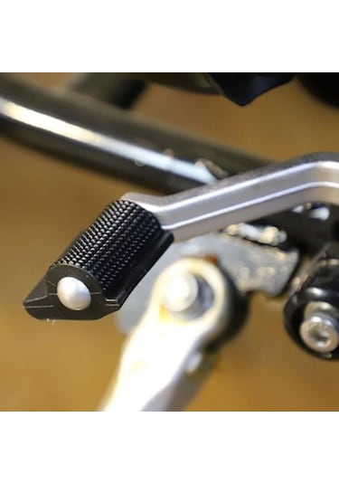 Kırmızı Motosiklet Pedalı Vites Değiştirme Parçaları Vites Kolu Kılıfı Kauçuk Ayakkabı Koruması
