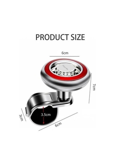Novahub Araba Direksiyon Adaptörü Kaymaz Kolu Topu, Mavi Kavrama Hubü, Evrensel Güçlendirici Düğme Topuzu, Direksiyon Hub'ları Denetleyici Mavi