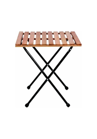 Bistro Set Metal Ayak 52x52 2 Katlanır 2 Sandalye 1 Katlanır Masa