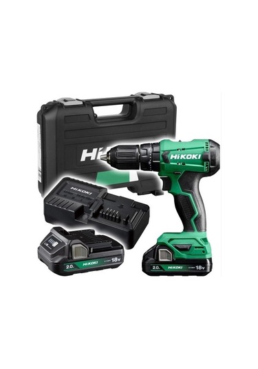 Hikoki 18v 2.0ah 50nm Darbeli Akülü Matkap Set