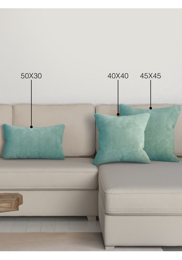 Home Daily Series Sis Mavisi Rengi Kırlent Yastık Kılıfı Sis Mavisi