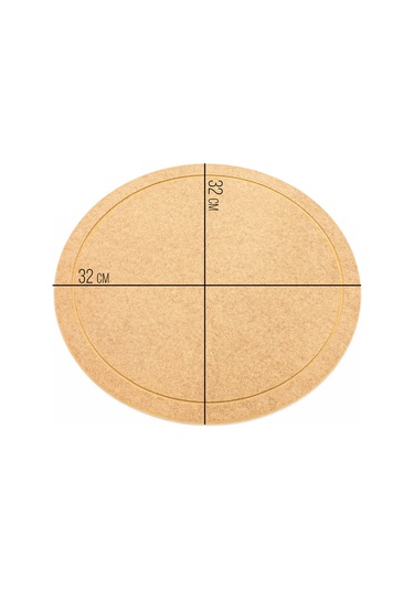 Na Neşeli Ahşap Ahşap Yuvarlak Supla Ahşap Sunumluk Boyanabilir Dekorasyon Ürünü Hobi Boyama Kendin Boya