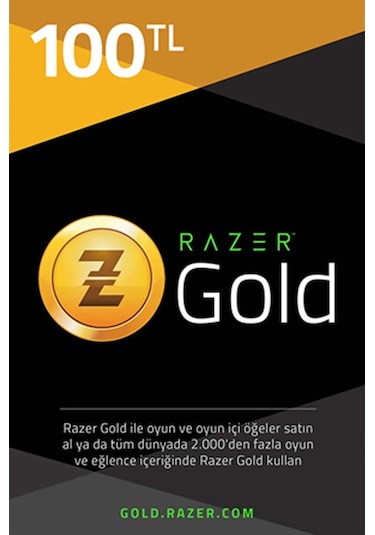 100 Tl Razer Gold Tr Pin (436607611)