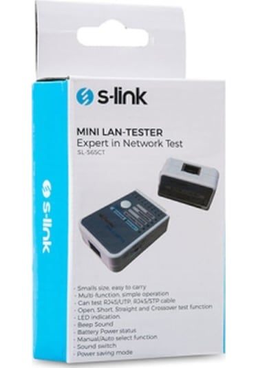 S-Lınk Sl-565Ct Rj45 Ağ Kablosu Test  Cihazı