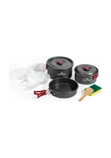 Onoff Kamp Kampçı Şefi: Tencere, Tava Ve Çay Seti ttcay-2938 Antrasit