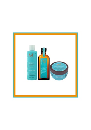 Moroccanoil Hydrating Shampoo 250ml +hydarting İntense Hair Mask 250ml + Argan Oil Yağ 100ml