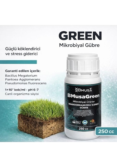 Bmusa Green 250cc Mikrobiyal Gübre 250 ML