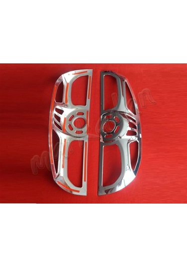 Markadan Fiat Doblo Krom Stop Çerçevesi 2010-2014 2 Parça Abs  Kro