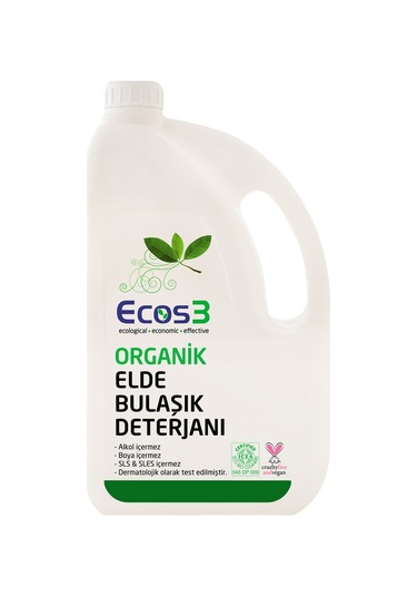 Ecos3 Organik Elde Bulaşık Deterjanı 2500 Ml