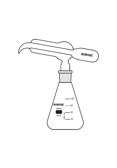 Cam Otomatik Pipet 10 Ml - Dispenser Depolu 250 Ml Erlen Şilifli