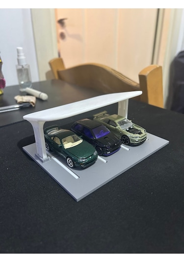 Reborn 3d 1/64 Ölçek Diorama Araba Standı Çok Renkli