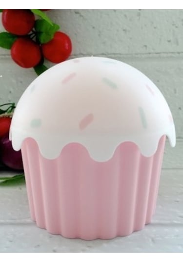 Cupcake Görünümlü Saklama Kabı 1200 Ml Asorti