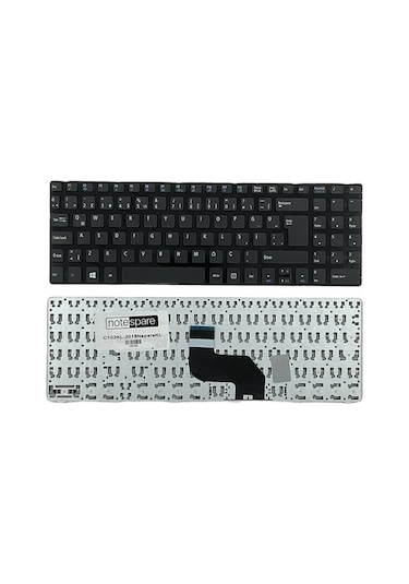 Grundig İle Uyumlu Vnb.b950-4k05b, Wnkb.pg-h36x Klavye Siyah Çerçeveli Tr