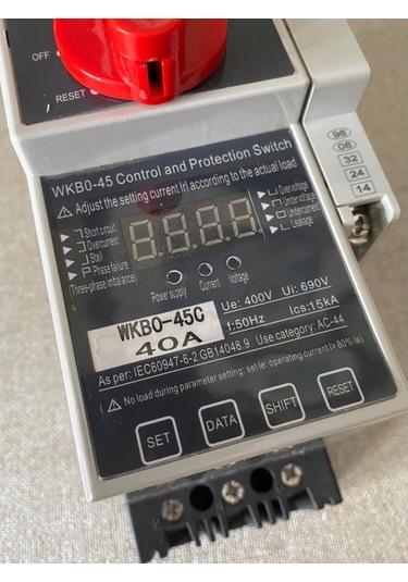 Westhomes 400V 40A Motor Kontrol Ve Koruma Şalteri Wkb0-45C