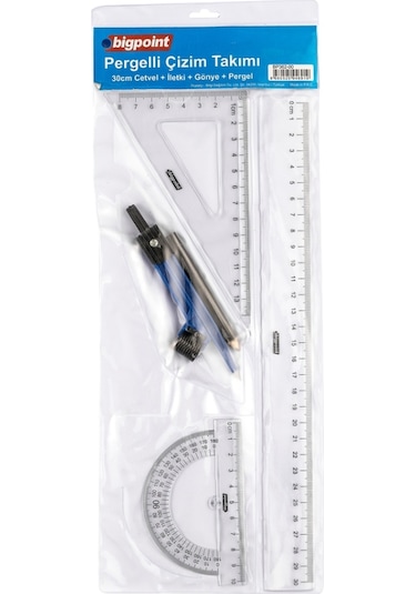 Pergelli Çizim Seti 30 CM.