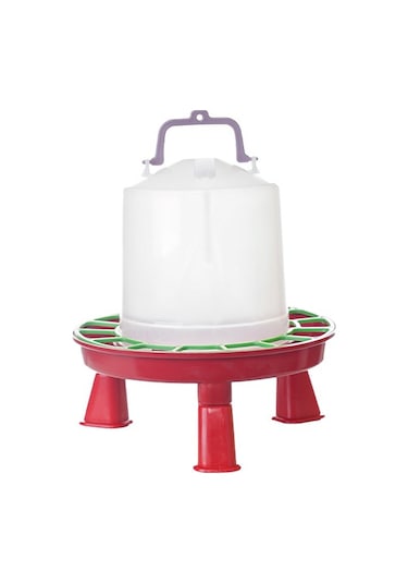 TavPet Plastiş Şeffaf Tavuk Yemliği 4 Kg Ayaklı