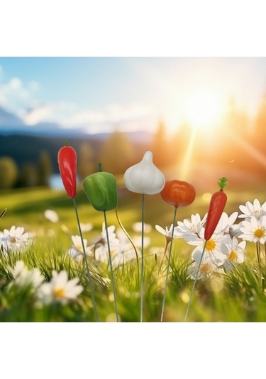 Trendooze 5 Adet Bahçe Hediyeleri, Veranda Ve Avlu Sanat Süsleri Seti