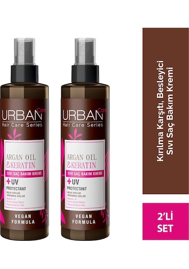 Urban Care Argan Oil & Keratin Sıvı Saç Kremi 2 x 200 ML