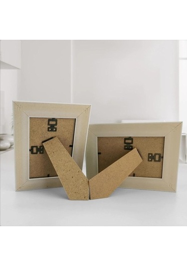 Novahub Beyaz Ahşap Resim Çerçevesi - Vintage Portre Fotoğraf Çerçeveleri - 8 İnç Evlilik Yıldönümü Retro Manzara Posteri