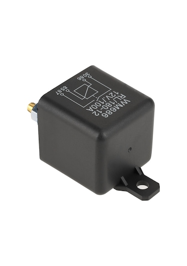 Yaozixa 12v 100a Akü Kontrol Rölüsü - 4 Pinli Normal Açık Tip, Toz Koruma Ve Kararlı Performanslı Otomobil Başlangıç Rölüsü