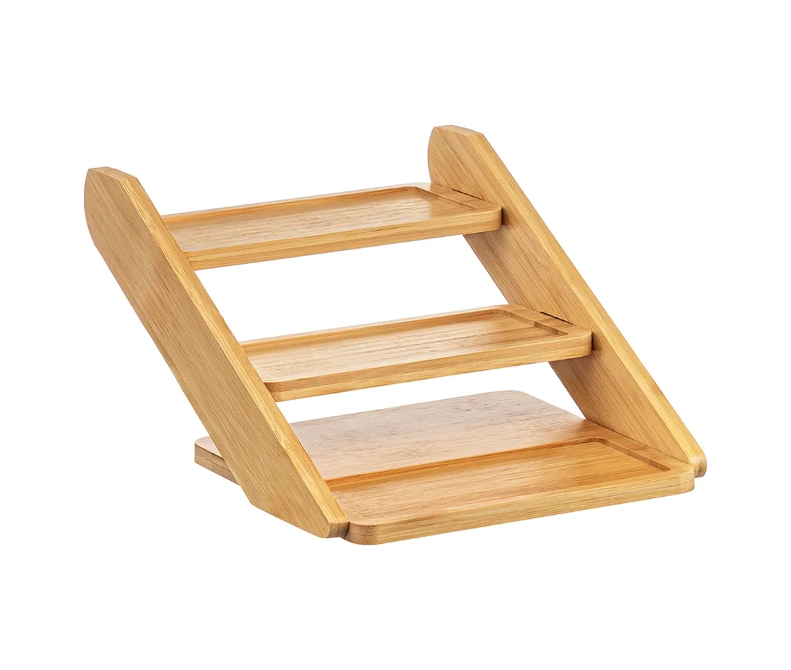 Elan Gallery Bambu Katlı Raf, 3 Katlı, 26x21x13,5 Cm 242287203 Açık Kahverengi