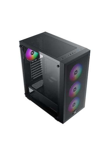 Xigmatek EN41518 Gaming Z Odin 650W RGB Temperli Cam Mesh Panel Mid-T Oyuncu Bilgisayar Kasası