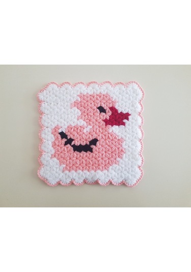 Banyo Bebek El Örmesi Çirkin Ördek Desenli